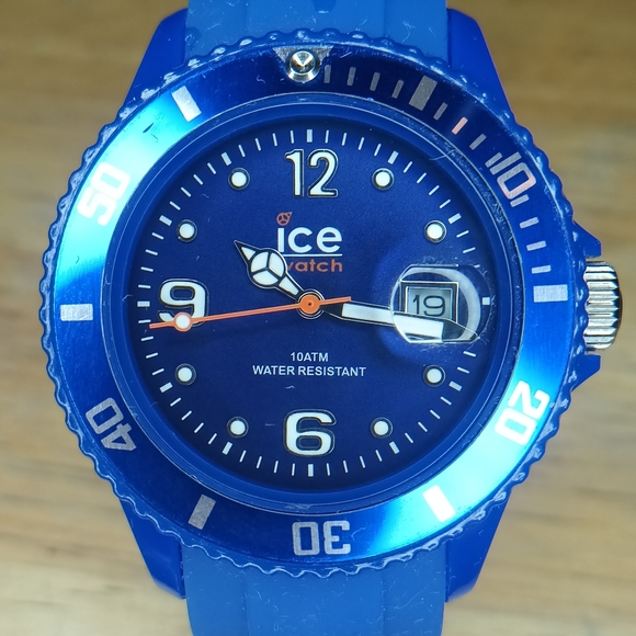 X ICE watch Forever Blue 3 hand Japanese movement with date, blue silicone b - Picture 2 of 11